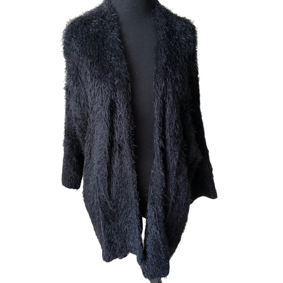 H&M Sweaters - Shaggy plush open cardigan loose fitting teddy Bear jacket H&M large